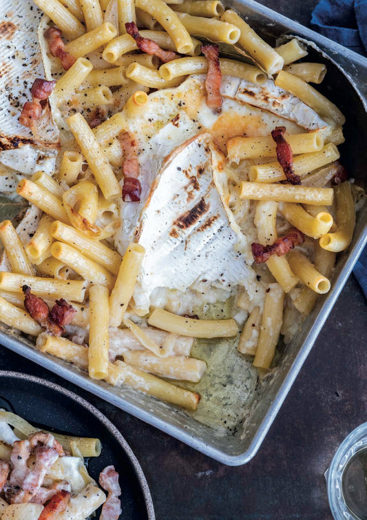 Pennes au reblochon fondant, comme une tartiflette