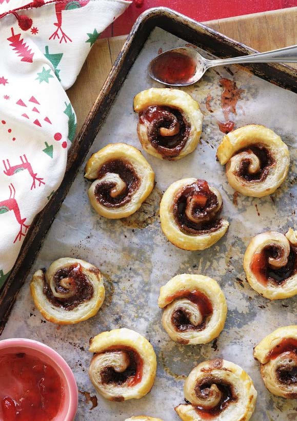 Pets de sœurs aux fraises et chocolat fondant