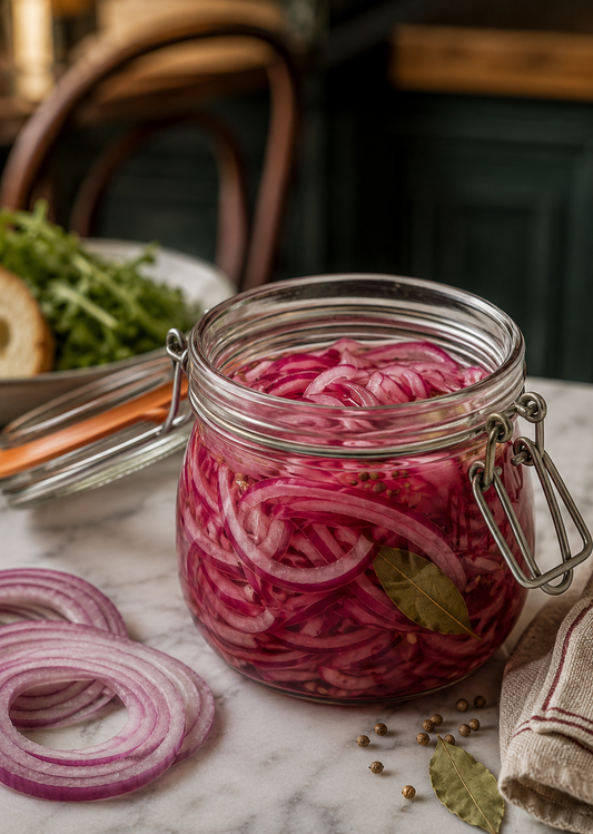 Pickles d’oignons rouges
