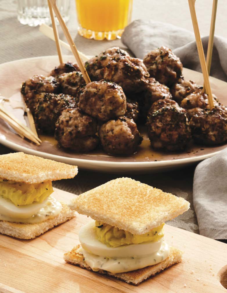 Pops de saucisses déjeuner rôti