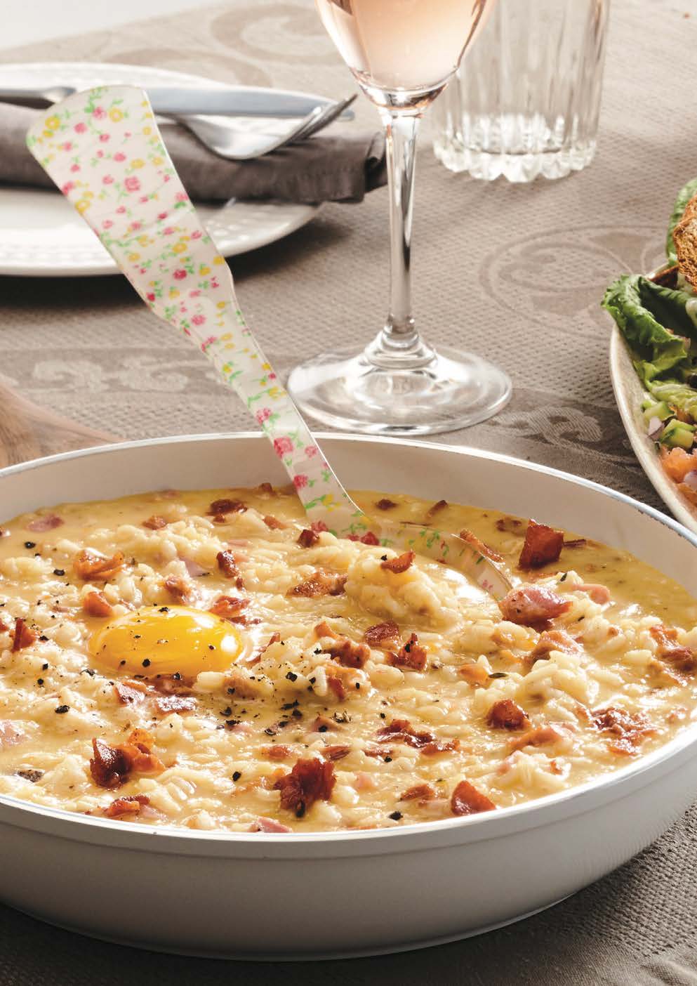 Risotto à la carbonara