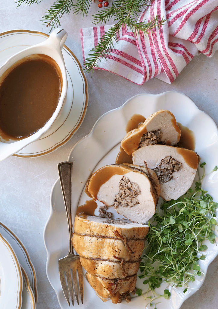 Rôti de dinde à la Tourtière