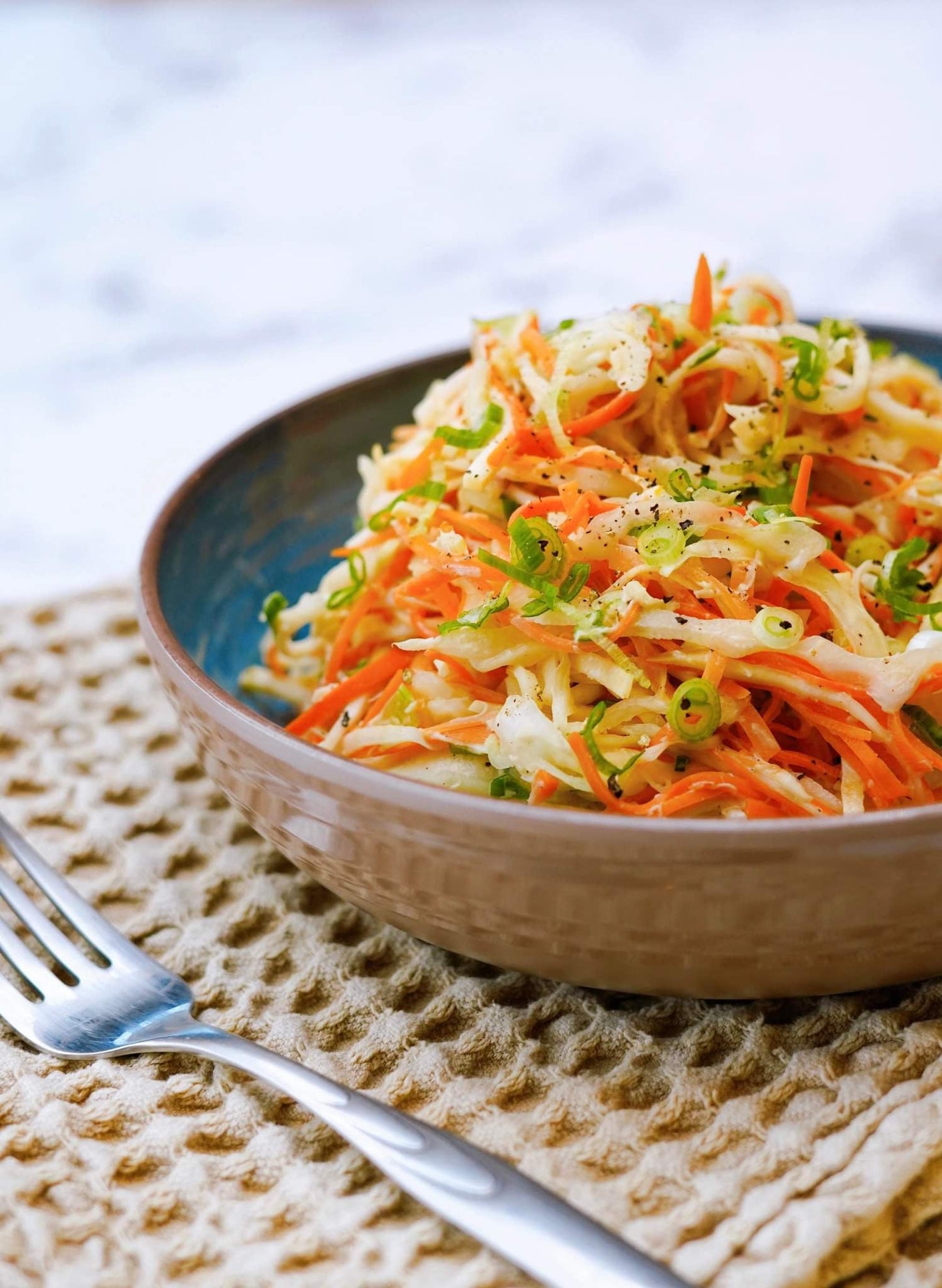 Salade de choux, céleri-rave et carottes