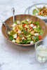 Salade de pois chiches et avocats à la salsa verde