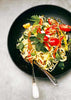 Salade tiède de pâtes à la féta fondante