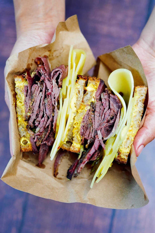 Sandwich deluxe à la brisket maison