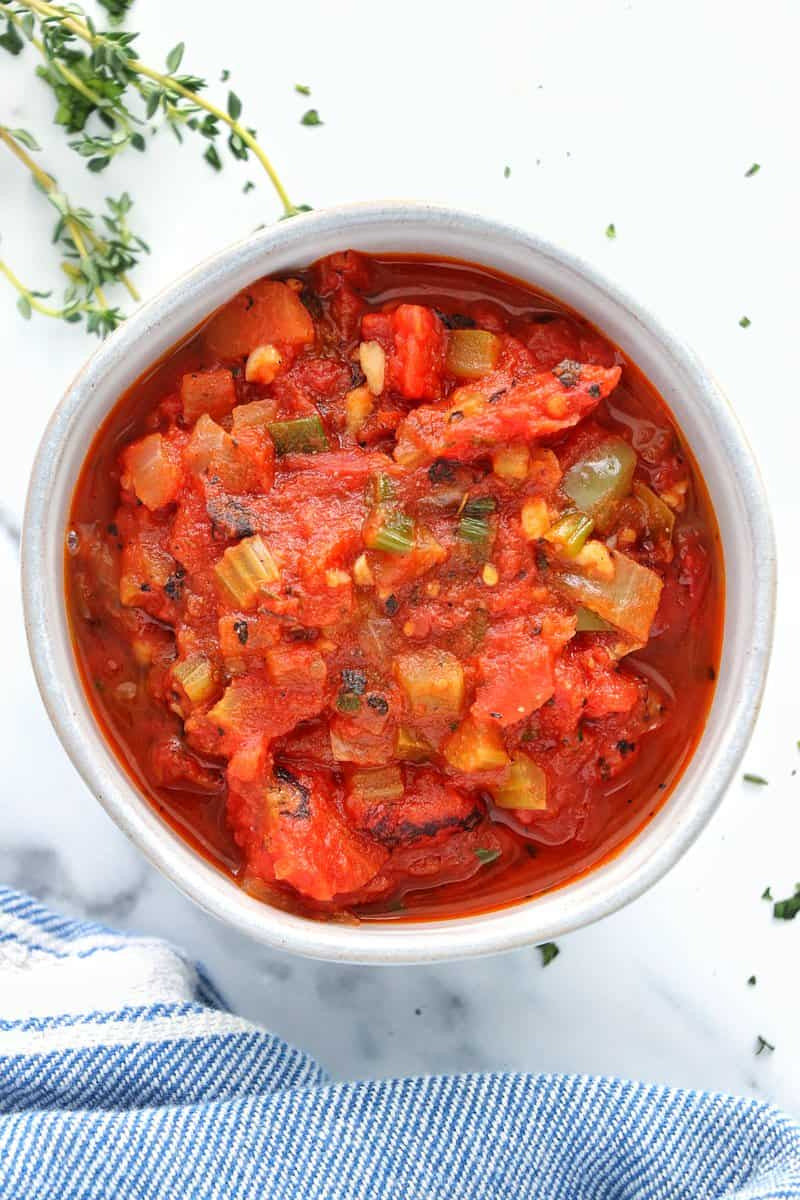 Sauce Créole à la mangue relevée