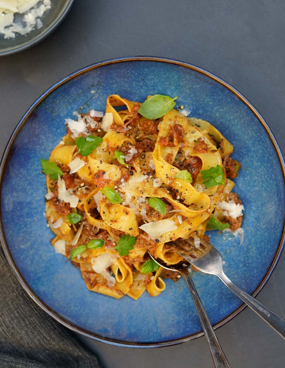 Sauce ragù au bœuf effiloché, à ma façon