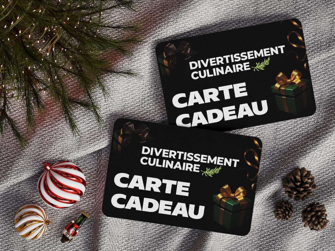 Carte-cadeau Divertissement culinaire