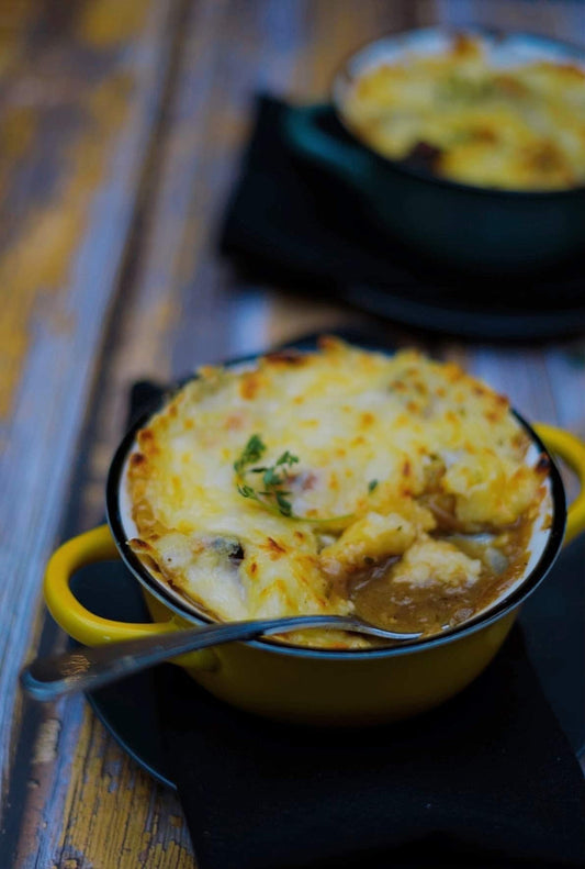 Soupe à l’oignon à la douce rousse