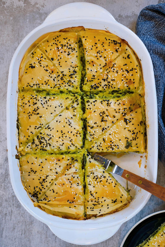Tarte grecque aux épinards (Spanakopita)