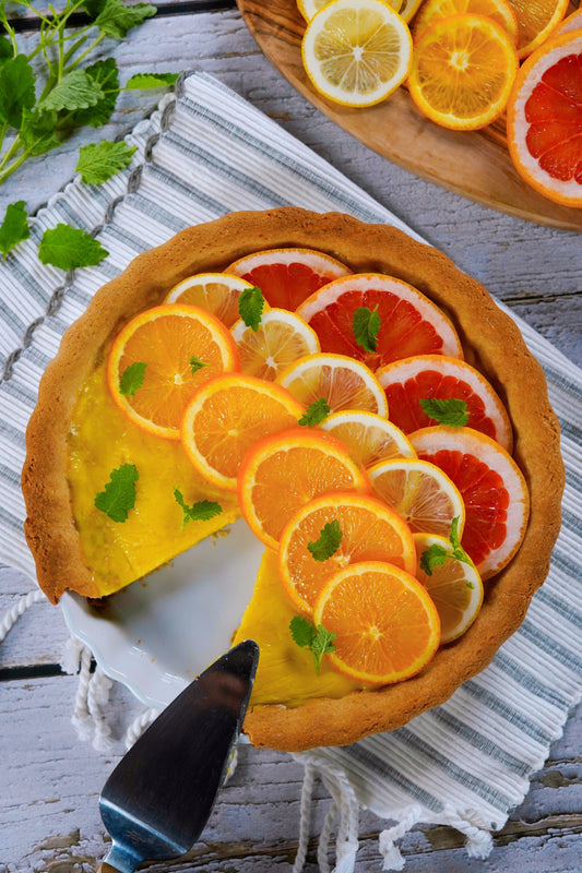Tarte rafraîchissante à l’orange