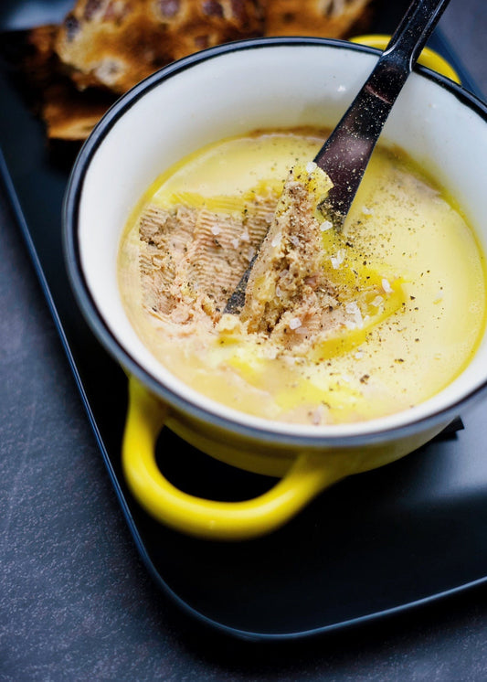 Terrine de foie gras au vin blanc cuisson au micro-onde