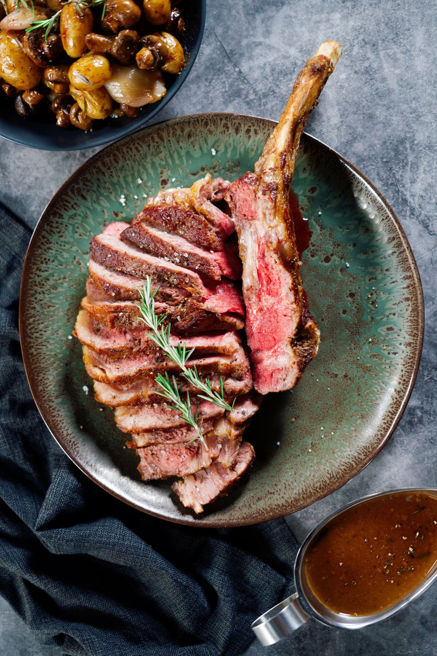 Tomahawk de bœuf des gourmands amoureux