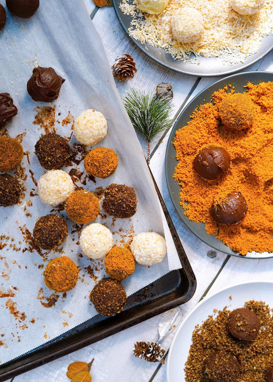 Trio de truffes au chocolat