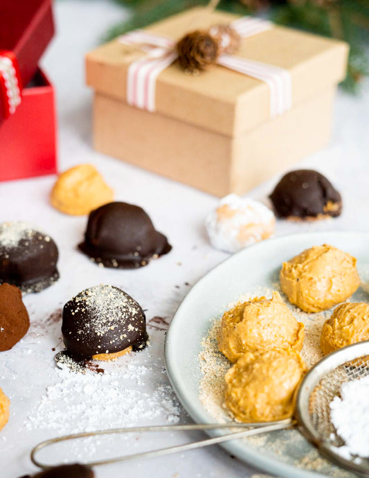 Truffes à la citrouille et chocolat noir