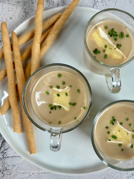Velouté de châtaignes au Brie