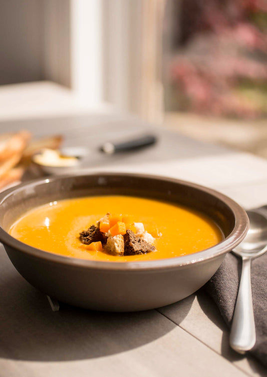 Velouté de courge musquée aux arômes de pain d’épices