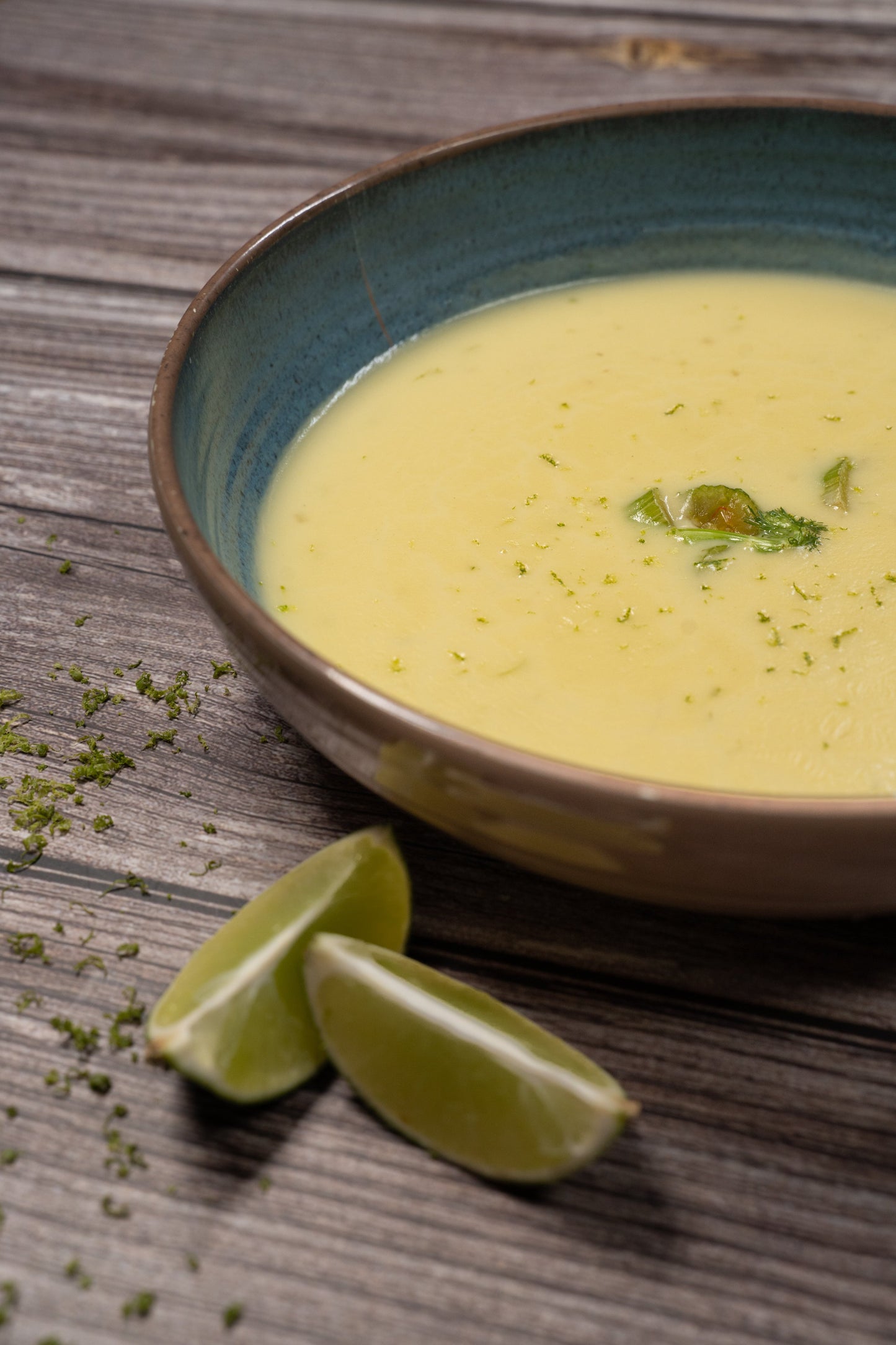 Velouté de poisson au fenouil et au safran