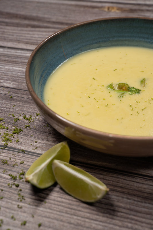 Velouté de poisson au fenouil et au safran