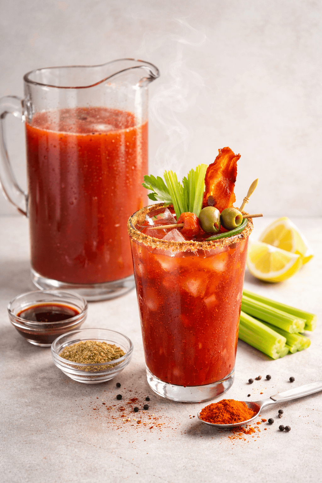 Virgin ou Bloody Caesar avec clamato maison