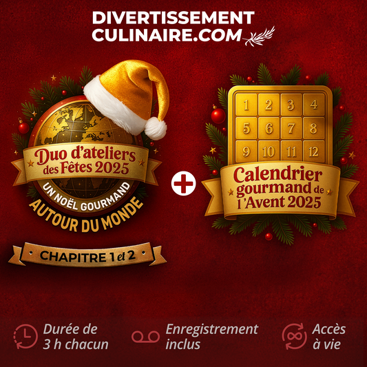 Duo d’ateliers des Fêtes 2025 : Un Noël gourmand autour du monde