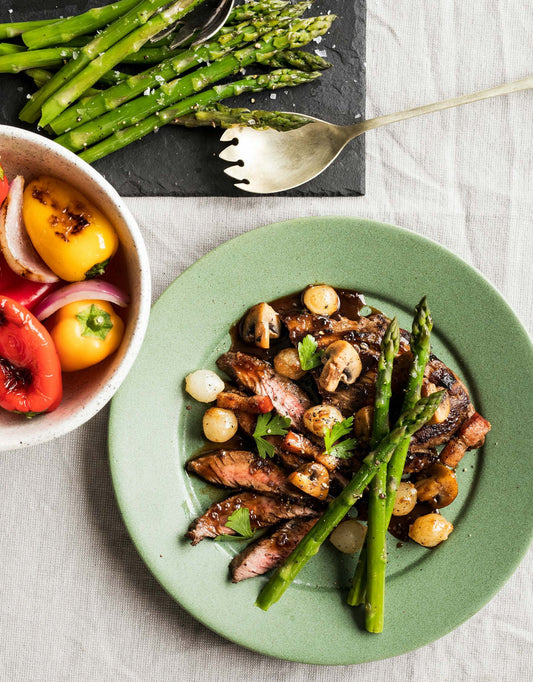 Bavette de bœuf à la bordelaise
