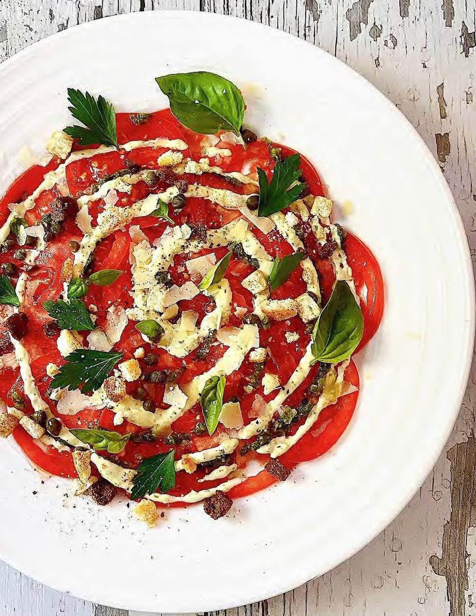 Carpaccio de tomates