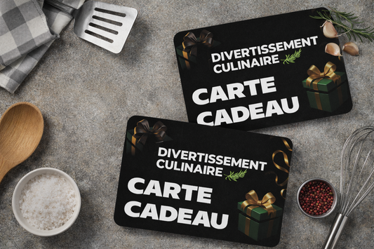 Carte-cadeau Divertissement culinaire