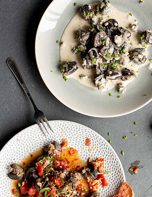 Escargots au bleu bénédictin