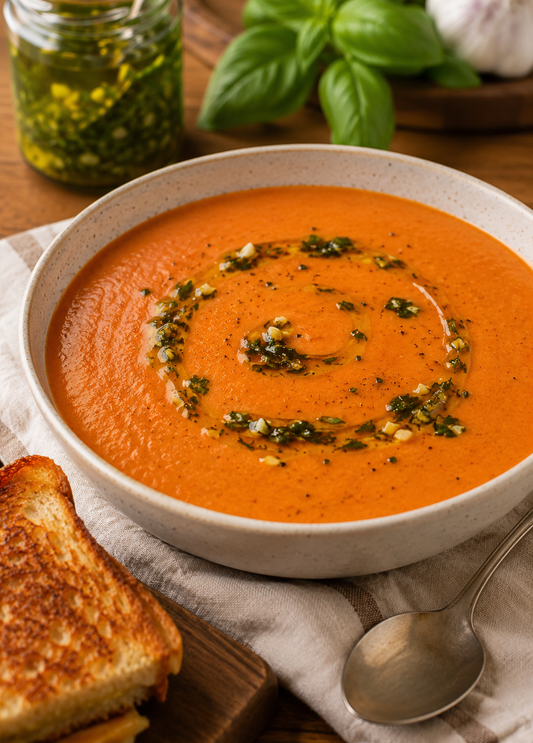 Soupe crème de tomate maison