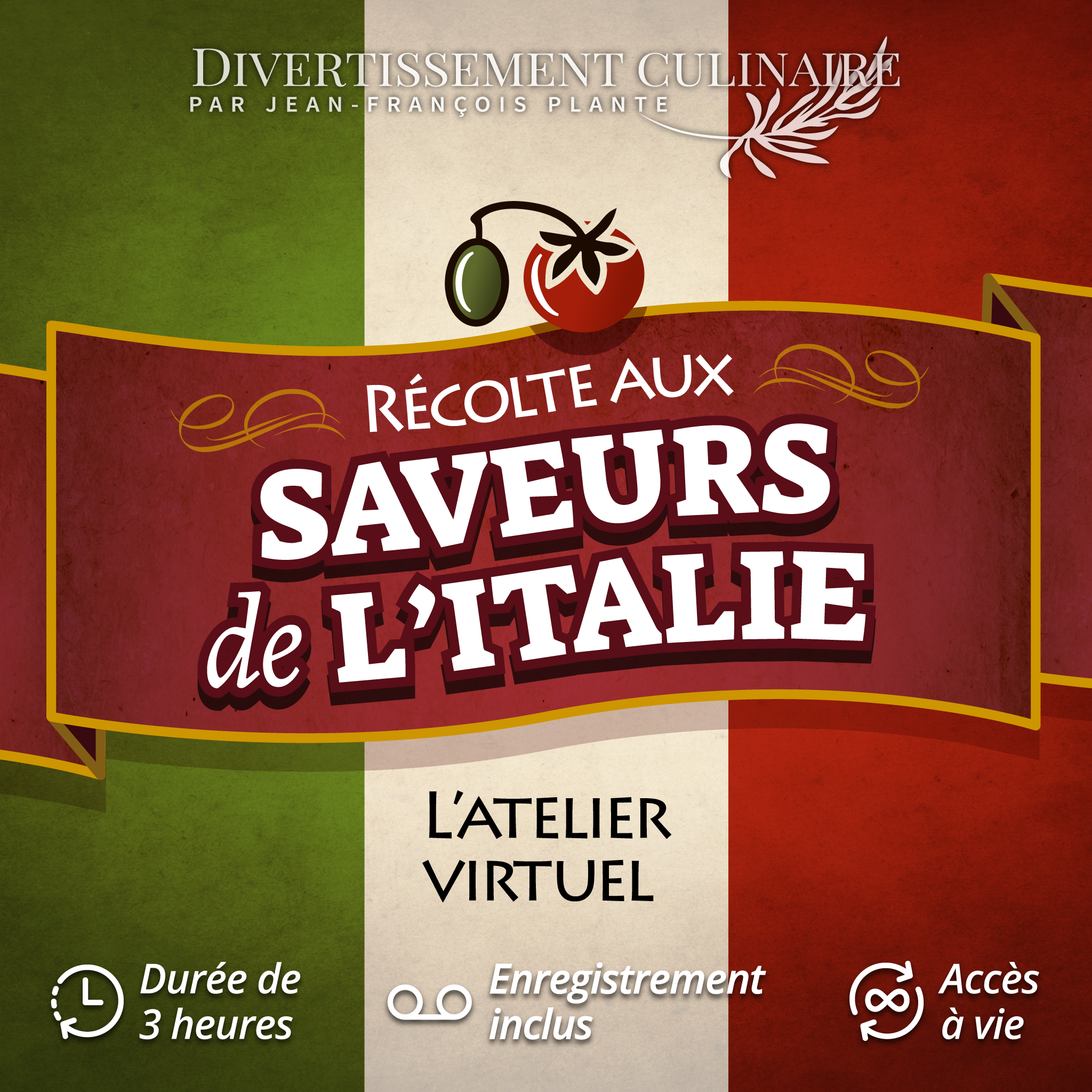 Atelier virtuel : Récolte aux saveurs de l’Italie